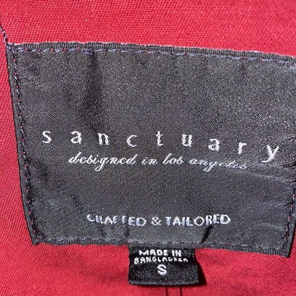 Sanctuary Military Style Jacket color: sundried tomato - Picture 5 of 8